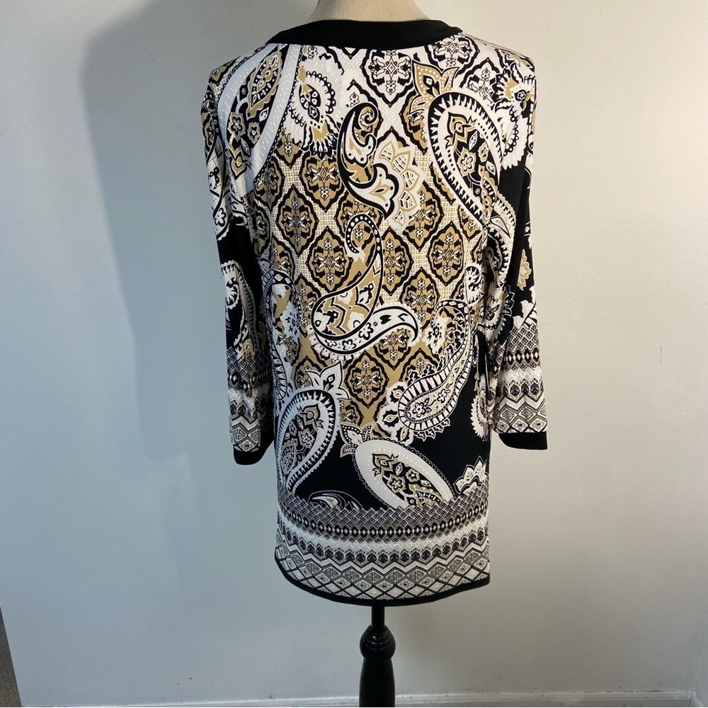 Joseph Ribkoff Women’s Tunic Top Polyester Blend Size 10 Designer Classic New - Picture 3 of 12